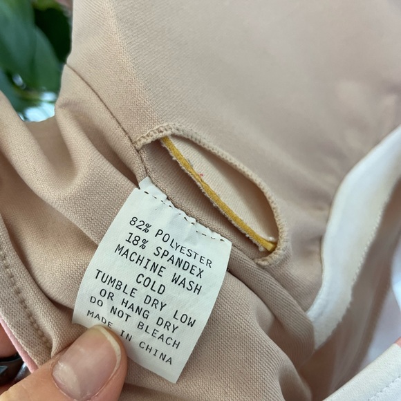 Kortni Jeane Sweet Stripe Scoop Back Top XS - Picture 5 of 6